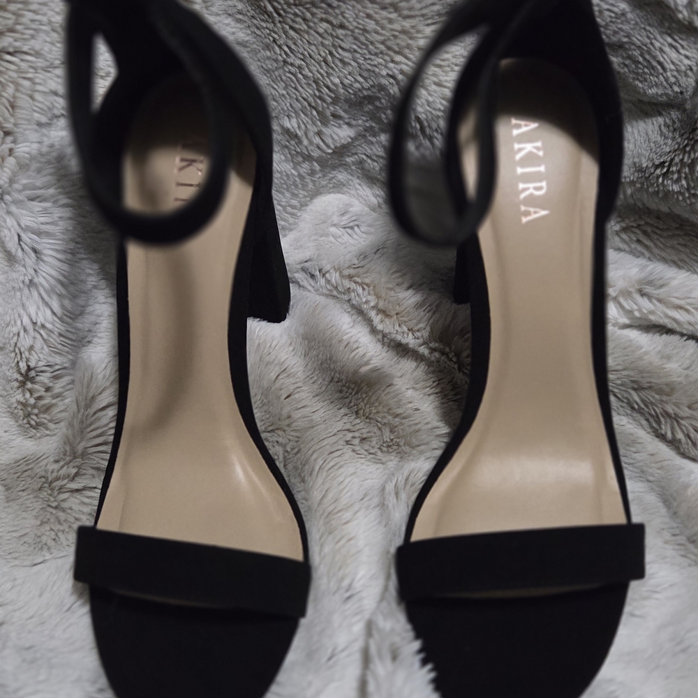 Akira Black Women's Heels